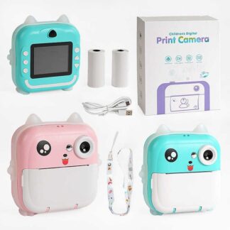 Фотоапарат-принтер C 64270 2 кольори, фото-, відеозапис, чорно-білий друк, підтримка TF карти, іг...