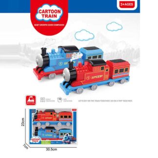 Потяг 411-1 2 потяги з вагонами, інерція, в коробці