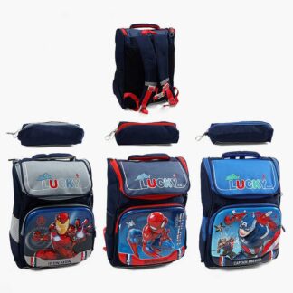 Рюкзак C 72898 розмір: 27х14х44 см, 1 відділення, 3 кишені, на блискавці, пластикові вставки... 27х14