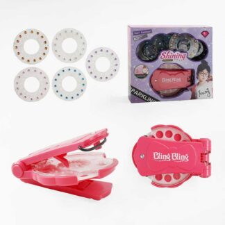 Прикраси для волосся 902-1 5 пластин з камінцями, 5 кольорів, пристрій для фіксації, в коробці