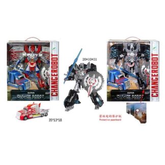 Трансформер 1-36 2 види, звук, підсвічування, трансформується у трейлер, зброя, в коробці