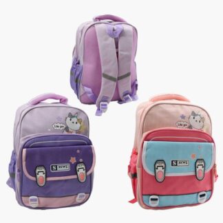 Рюкзак C 72909 2 види, розмір - 28х14х38.5 см, 2 відділення, розділювач, кишені, світловідби... 28х14