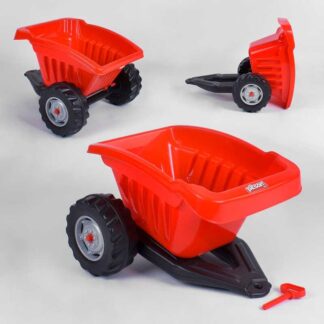 Прицеп для педального трактора Pilsan 07-317 КРАСНЫЙ, в кульке