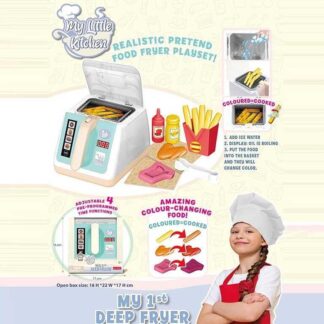 Фритюрниця 7 GT 02 підсвічування, звук, продукти змінюють колір, аксесуари для гри, в коробці