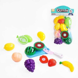 Фрукти на липучках XY 823 8 фруктів, дошка, ніж, в пакеті