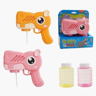 Пістолет з мильними бульбашками 595 A 2 кольори, “Гіпопотам”, автоматичний принцип, на батарейках...