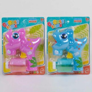 Пістолет з мильними бульбашками 8807 S 2 кольори, механічний, на листі