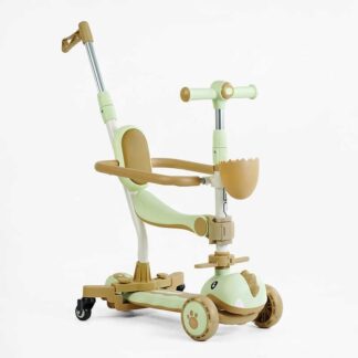 Самокат 5в1 "Skyper" GL-09813 колеса PU 125х40мм зі світлом, УКР. МУЗИКА та підсвічування п... 125х40