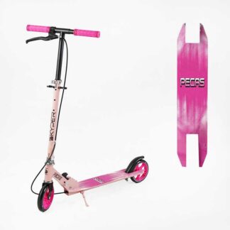 Самокат двоколісний "Skyper Pegas" PG-67180 колеса PU 145мм, сталева рама, ручне гальмо, в коробці