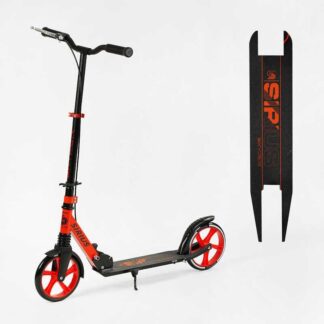 Самокат двухколесный "Skyper" S - 86735 "Sirius", черно-красный, колеса PU 200 мм, 1 аммортизатор...