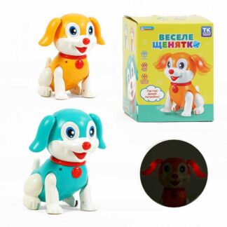 Щенятко ТК 10332 UK "TK Group", 2 види, ОЗВУЧУВАННЯ УКРАЇНСЬКОЮ МОВОЮ, підсвічування, пісня, рухо...