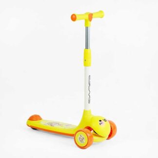 Самокат триколісний "Skyper" LH-11603 колеса PU 112х42мм зі світлом, музика та підсвічуванн... 112х42