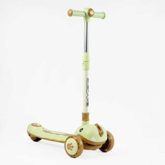 Самокат триколісний "Skyper" SJ-03696 колеса PU 125х40мм зі світлом, УКР. МУЗИКА та підсвіч... 125х40