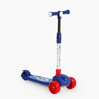 Самокат триколісний "Skyper" SL-3160 колеса PU 125х40мм зі світлом, українське озвучування... 125х40