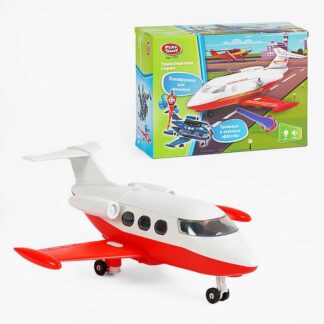 Самолет-конструктор 1373 "Play Smart", пакування рос мовою, световые и звуковые эффекты, в коробке