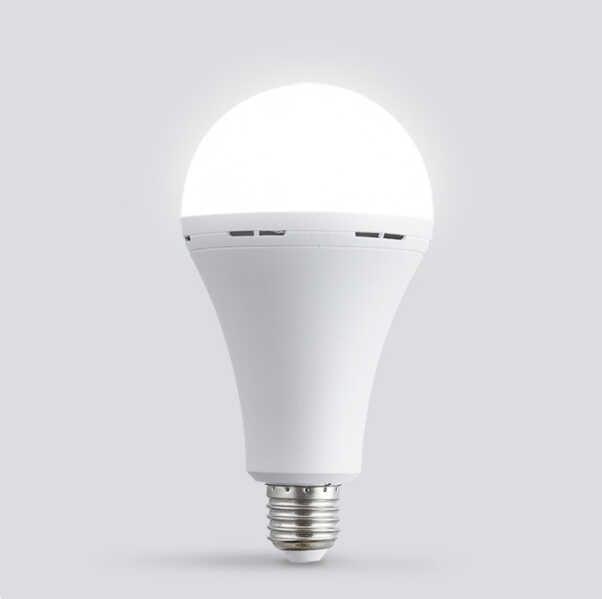 Світлодіодна лампа C 72050 15 W, з цоколем, холодне світло, працює від мережі та від вбудованого...