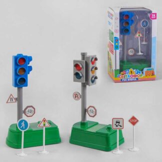 Світлофор 38950 "TK Group", 2 кольори, ОЗВУЧУВАННЯ УКРАЇНСЬКОЮ МОВОЮ, "Рух вперед", звукові та св...