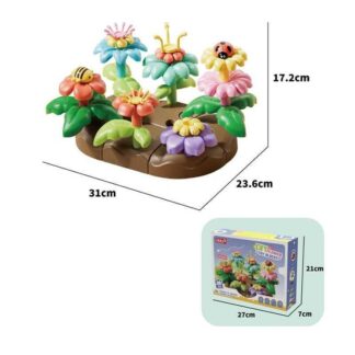 Конструктор FL 3102 “Квітковий сад”, 38 елементів, розмір 31х23.6х17.2 см, в коробці