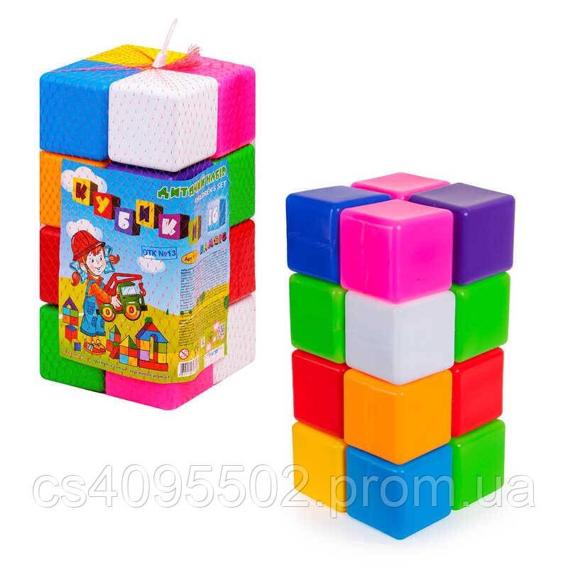 Гр Кубик кольоровий у сітці 111 1 16 куб. "BAMSIC", сітка