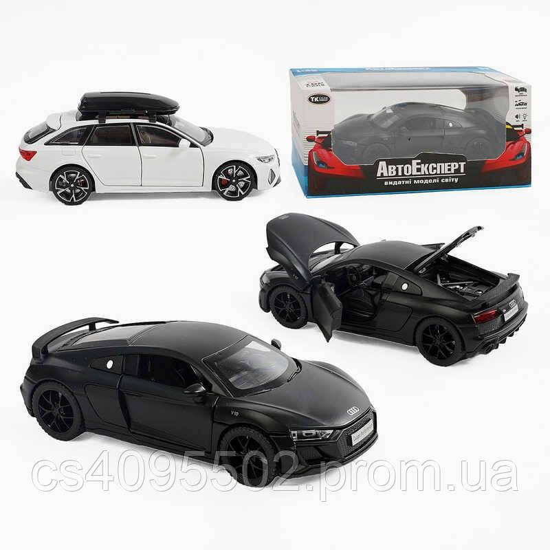 Машинка 37610 "Авто Експерт" 2 види, металопластик, 1:32, звук, світло, інерція, відкриваються дв...