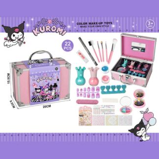 Набір косметики 768-75 C тіні, блискітки, помада, аксесуари для манікюру, пензлики для макіяжу, у...