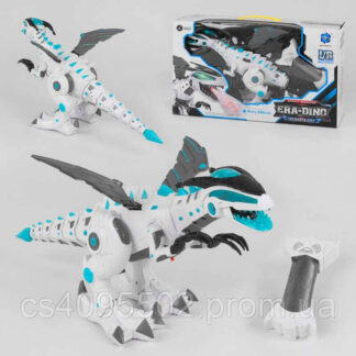 Динозавр на р/к 0868-2 підсвічування, звук, ходить, дихає паром, співає пісні і розповідає казки...