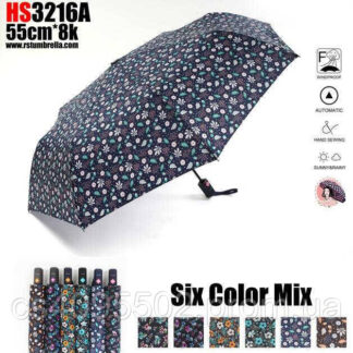 Парасолька C 74891 автомат, d=98 см, довжина у складеному вигляді: 30 см, 8 спиць, чохол, в пакет...