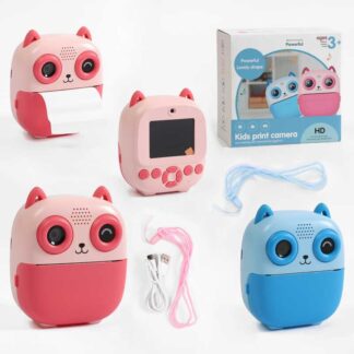 Фотоапарат-принтер C 73493 фронт. камера, type-C, роз’єм для TF-карти, фото, відео, 4 гри, додато...