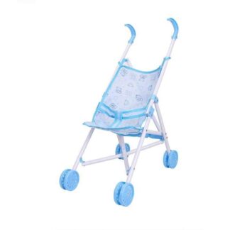 Візок для ляльок CS 7817 SL складна конструкція, пластиковий каркас, текстильне сидіння, подвійні...