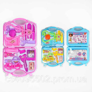 Набір лікаря 7769 2 кольори, 15 елементів, у слюді