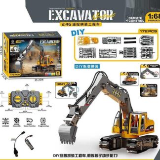 Конструктор на радіокеруванні QX 017 “Спецтехніка”, 172 елементи, акум. 3.7V, пульт 2.4G, гусенич...