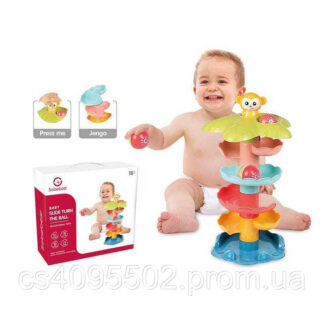 Лабіринт YL 1305 мавпочка, 6 деталей, 2 м`ячики, в коробці