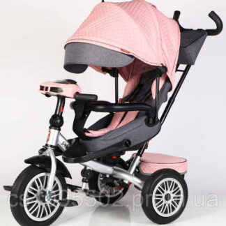 Велосипед 3-х кол. 8066 / 745-60 BestTrike "Perfetto" (1) поворотне сидіння, колеса гумові безкамерні, кошик, фара музична, USB,