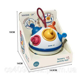 Розвивальна гра MT 033576 гумові елементи, спінер, кульки на мотузках, в коробці