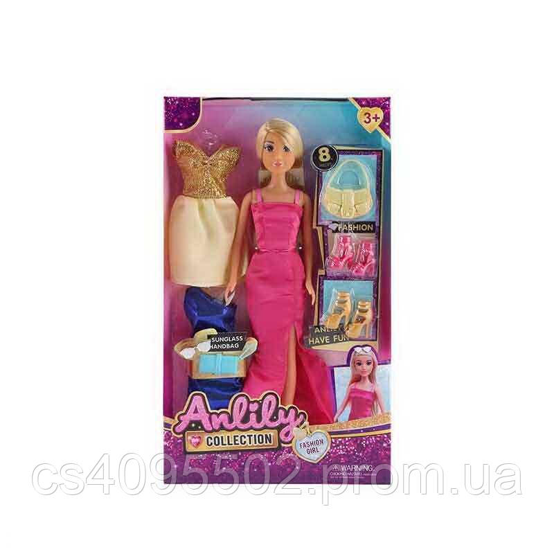 Лялька 616052 додатковий одяг, аксесуари, взуття, висота 30 см, в коробці