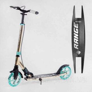 Самокат алюминиевый "Skyper" S-52066 "Range", ручной тормоз, колеса PU 0мм, 1 амортизатор перед...