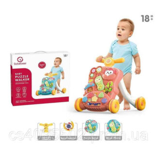 Каталка YL 622 телефон, звук, музика, звуки тварин, шестерні, пальчикові ігри, сортер, в коробці