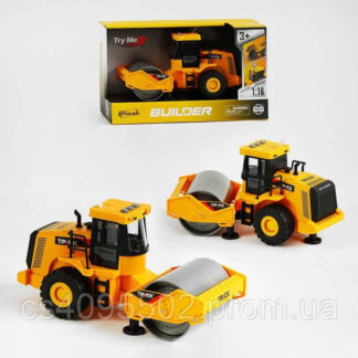 Дорожній каток WY 421 A звук, підсвічування, інерція, рухливий елемент, масштаб 1:16, в коробці