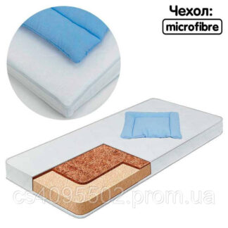 Гр Матрац дитяичй оредичний "Хмаринка-2" 2050119 КП 60×120×8 cм., колір білий "Homefort"